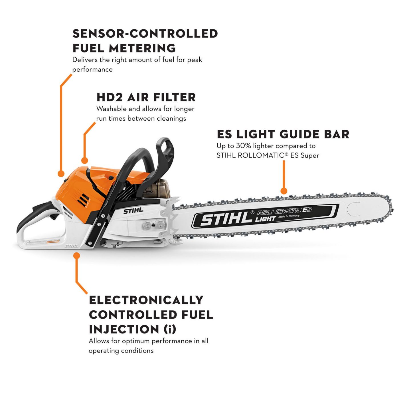 MS 500i Gasoline Chainsaw