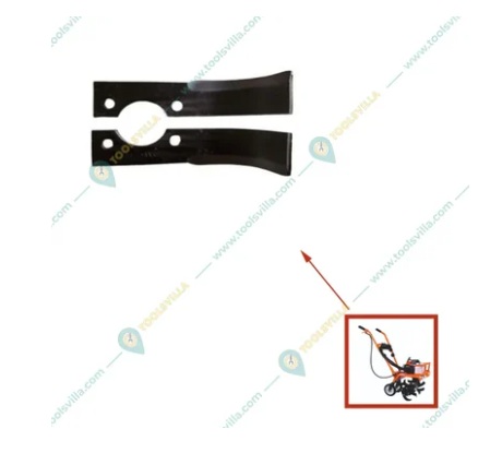 Left & Right Blade Of 16 Pieces For 63 CC , 68 CC (48F) Mini Tiller