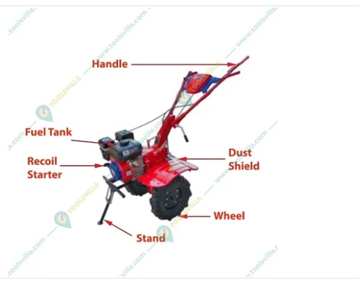 Greenleaf 7HP 4 Stroke Power Tiller