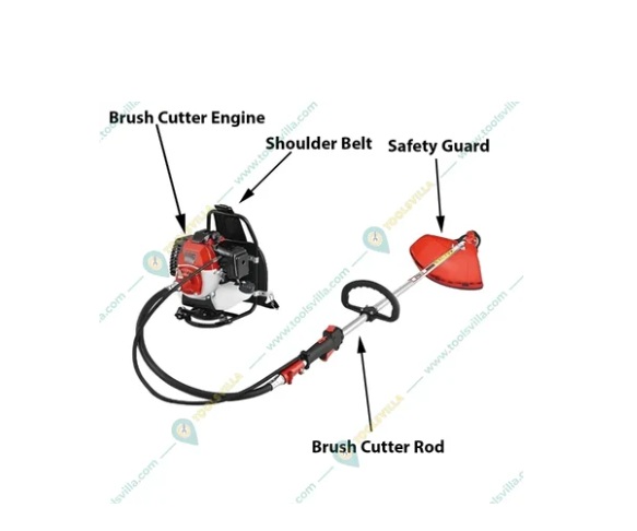 Greenleaf 1.25kW 2 Stroke Brush Cutter with Tiller Attachment