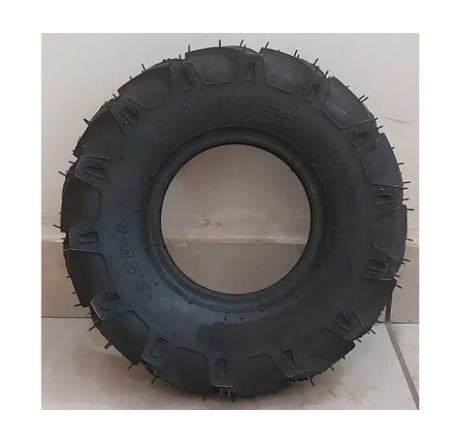 Heavy Duty 2 Pieces 3.50 x 6 Size Tyre for 5 to 9 HP Power Tiller