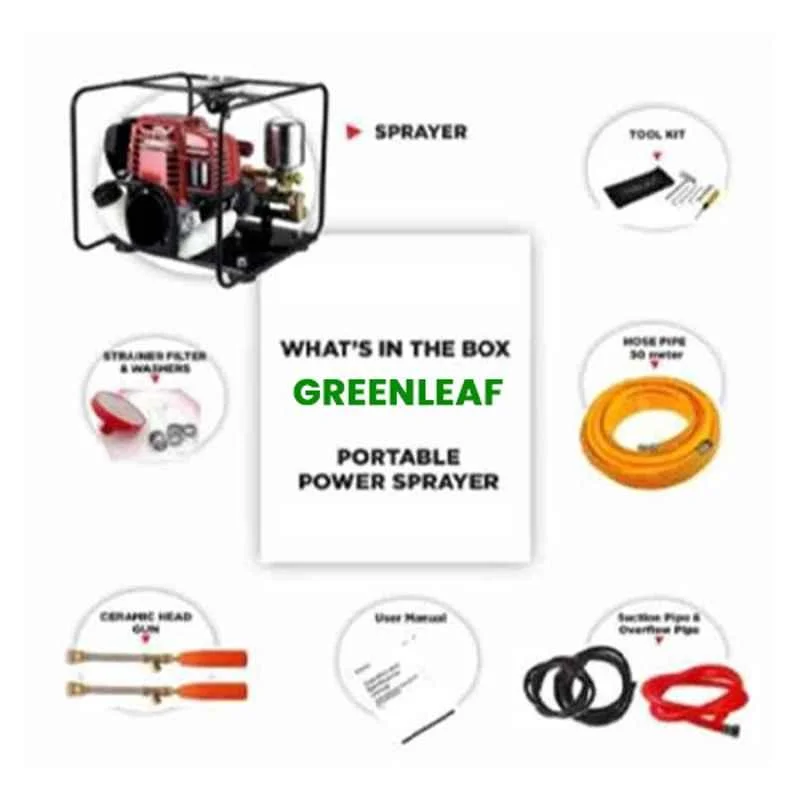 Greenleaf 4 Stroke 35cc Engine Portable High Pressure Power Sprayer, MTAK-EN-SP-720