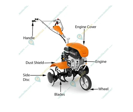 Stihl MH-710 Powerful Petrol Power Tiller 7HP, 252cc with Gear Drive