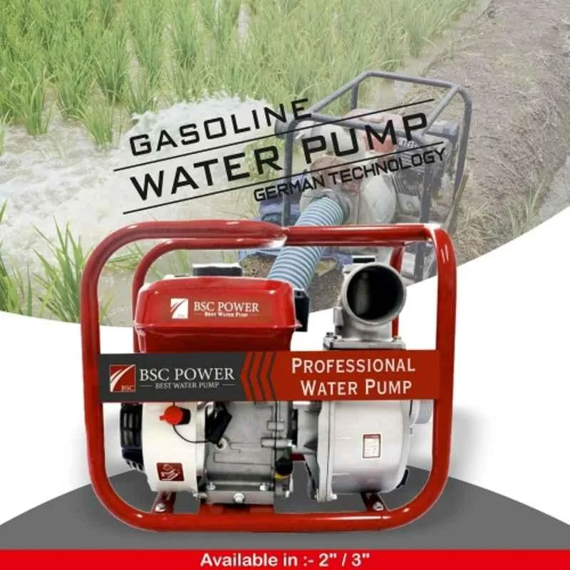 BSC POWER WP-30, 7.5 HP 4-stroke 212-cc 3 inch Petrol Water Pump