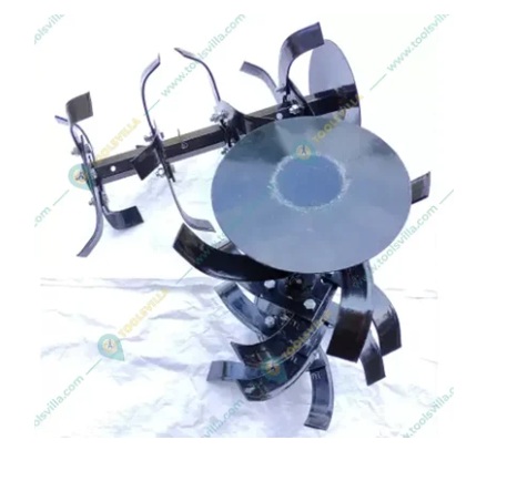Heavy Duty Petrol Rotavator Set for Power Tiller of 32 pcs Blade, 2 Shaft, 2 Side Disc and 32 pcs Nut