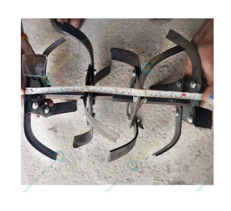 Heavy Duty Rotavator Blade Set for 63 , 68 CC 3 HP Mini Power Tiller
