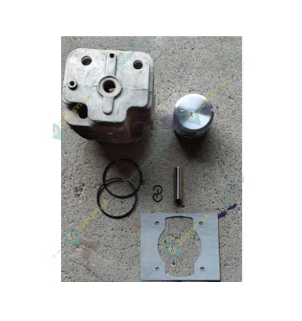 Cylinder & Piston Kit with Gasket, Rings and G Lock for 3HP Petrol Power Tiller 63 , 68 CC