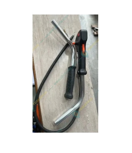 Left and Right Handle with Throttle Cable & 26 mm Rod Connector , Handle Bracket Clamp for Sidepack Brush Cutter