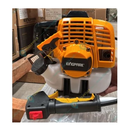 KINGPARK KP-G45, 2 Stroke 63 CC Sidepack Petrol Brush Cutter, Grass Cutting Machine With Accessories