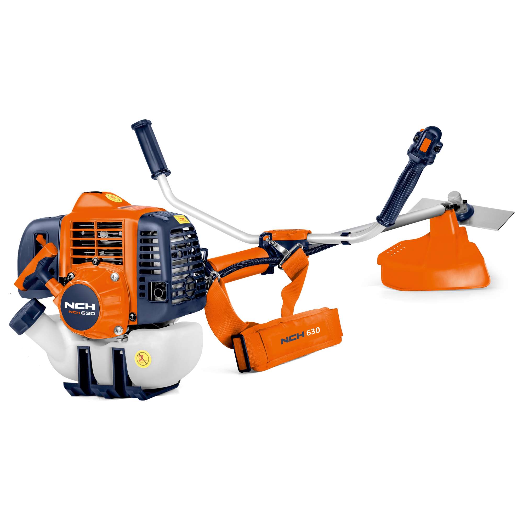 NCH G45, 63cc 1.7kW 2-Stroke Side pack Petrol Brush Cutter