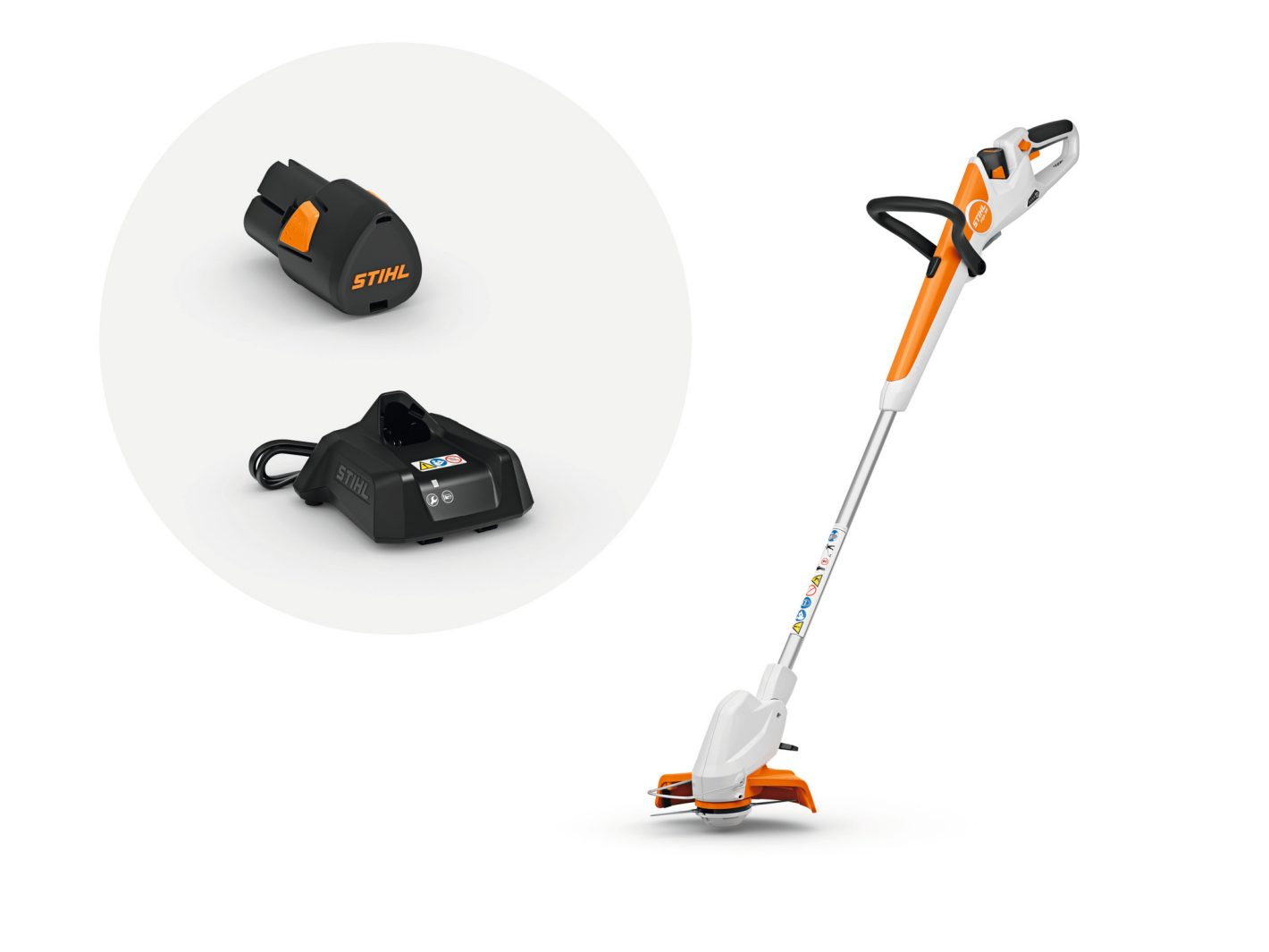 Stihl FSA 57, 36V Cordless Grass Trimmer with AK10 Battery and AL101 Charger | 0.28 kW Battery Operated Grass Trimmer