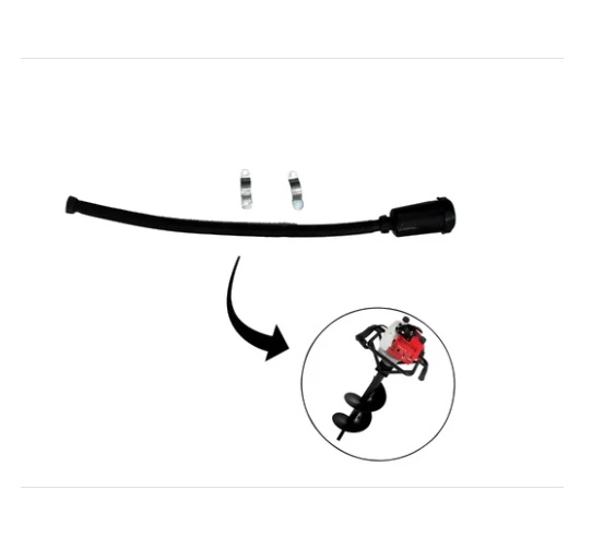 Air Cleaner with Hose and Clamp for 63-cc Earth Auger and Mini Weeder